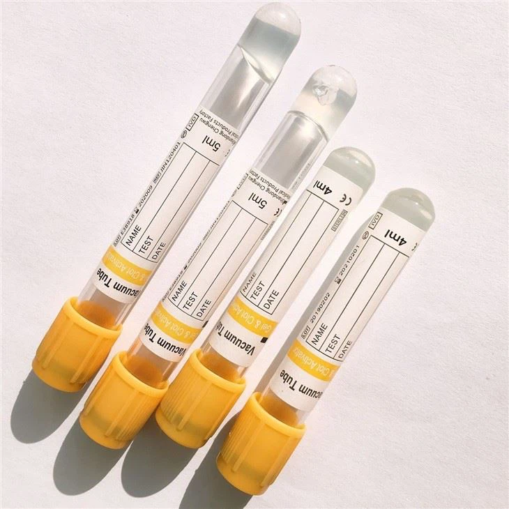 Gel And Clot Activator Vacuum Blood Tube