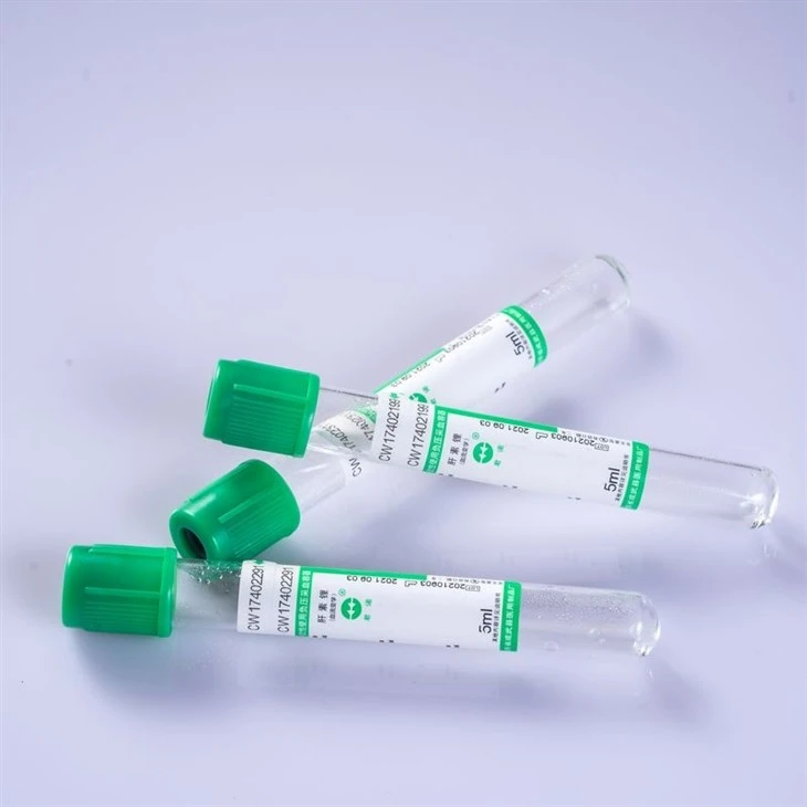 Shandong Chengwu Medical için Heparin Lityum Vakum Kan Toplama Tüpü