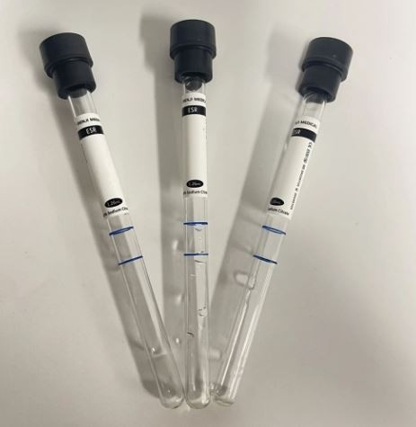 Disposable Slender ESR Tube Product Name: Slender ESR Tube