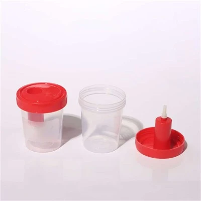 Tek kullanımlık 120ml Vakum İdrar Kupası İdrar Örnek Kapları